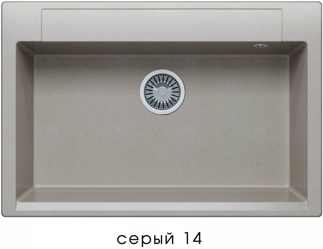 

Кухонная мойка Polygran Argo-760 серый [4623723575875], Кухонная мойка Polygran Argo-760 (серый 14)