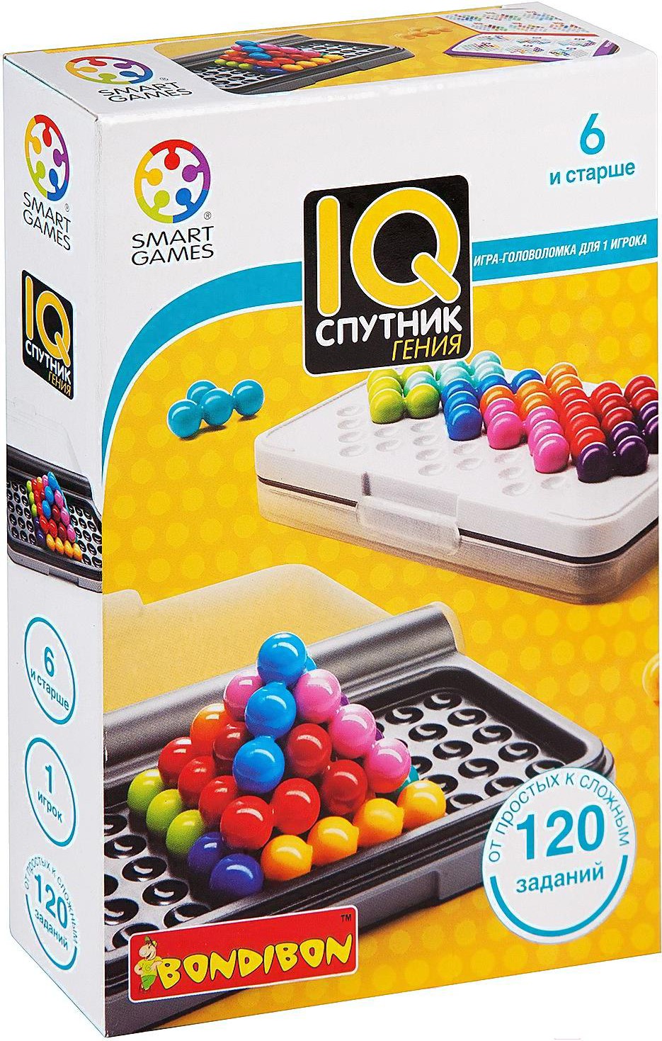 

Настольная игра Bondibon Головоломка IQ-Спутник гения [ВВ1890], Настольная игра Bondibon Головоломка IQ-Спутник гения ВВ1890