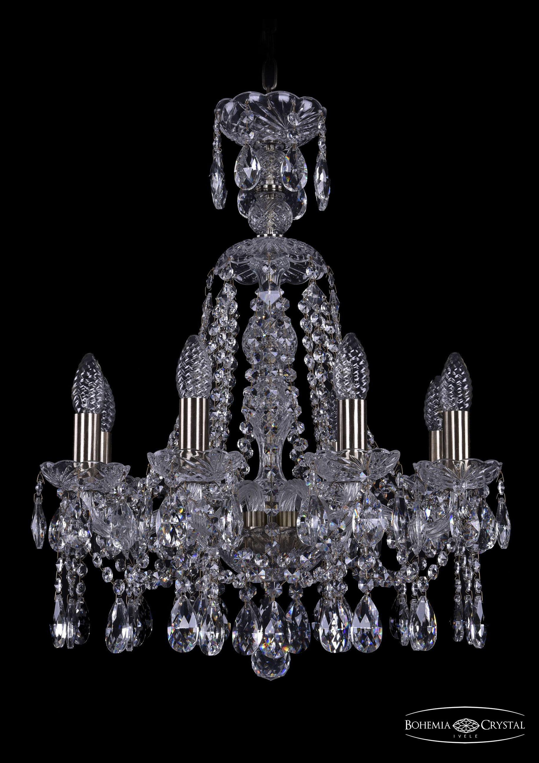 

Подвесная люстра Bohemia Ivele Crystal 1413/8/165/XL-61/Pa