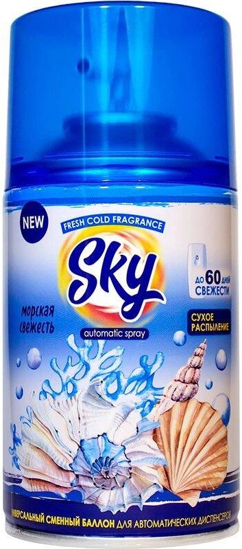 

Сменный баллон Sky Max морская свежесть 250мл