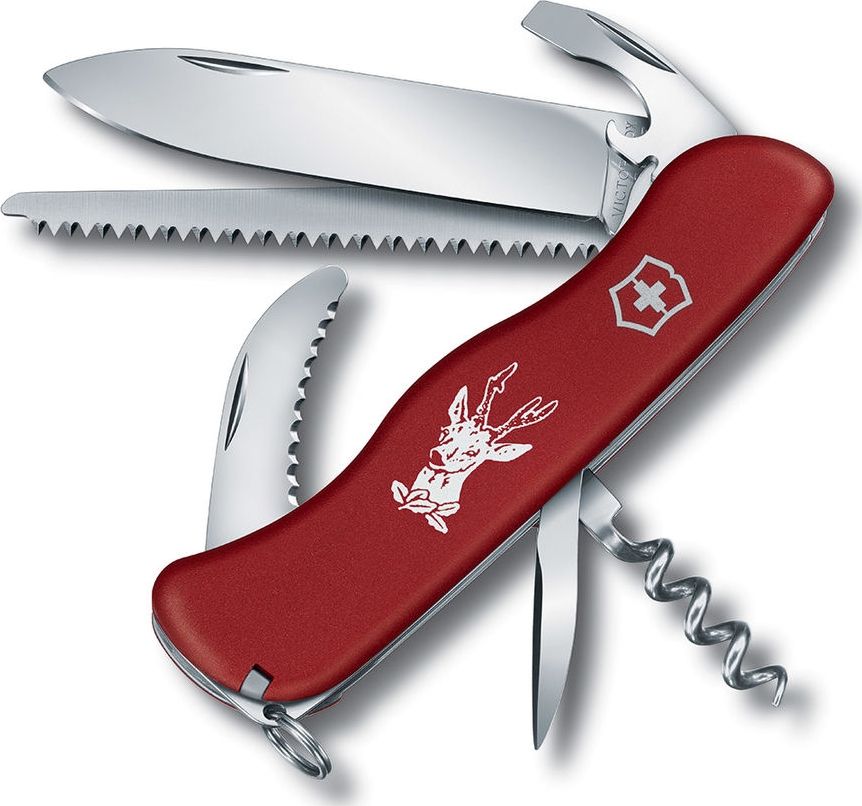 

Туристический нож Victorinox Hunter 12 функций красный [0.8573], Hunter 12 функций