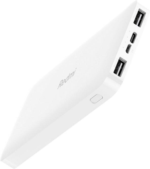 

Портативное зарядное устройство Xiaomi Redmi Powerbank 10000 mAh White [PB100LZM], Redmi Powerbank 10000 mAh