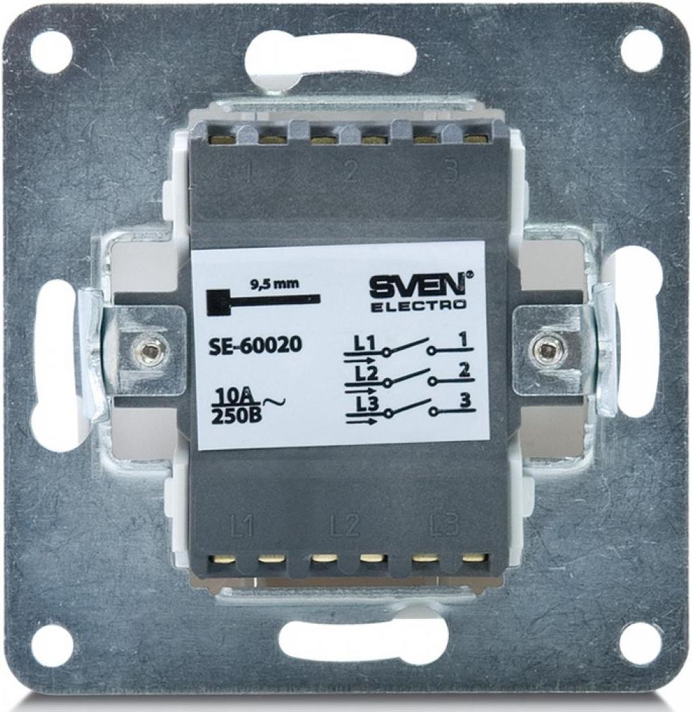

Выключатель SVEN SE-60020 (белый), SE-60020 тройной