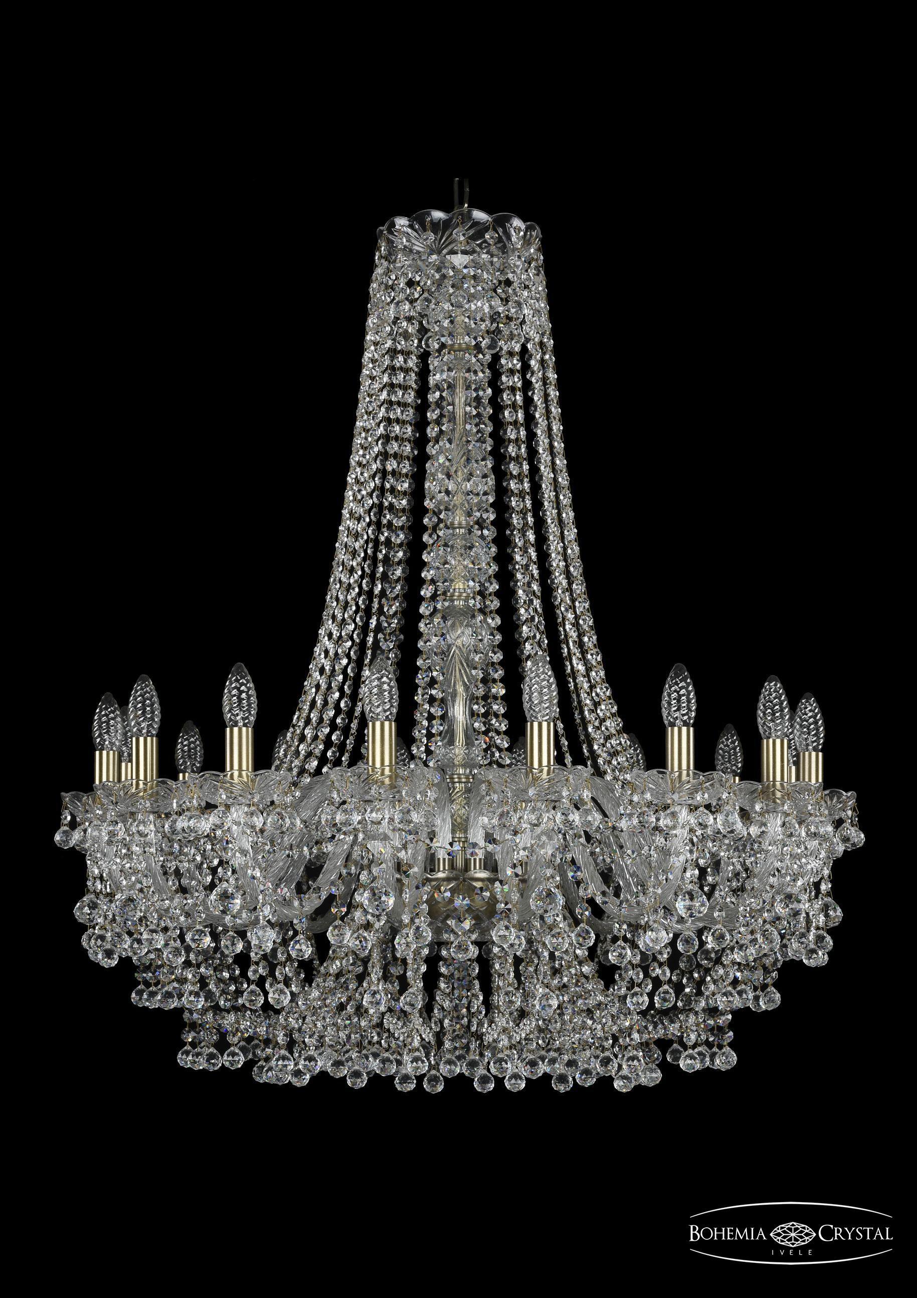 

Подвесная люстра Bohemia Ivele Crystal 1409/16/360/h-96/Pa