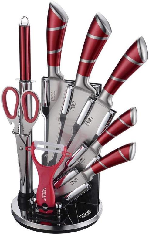 

Кухонный нож ZEIDAN Набор ножей Z-3096 9пр, Набор ножей Z-3096 9пр