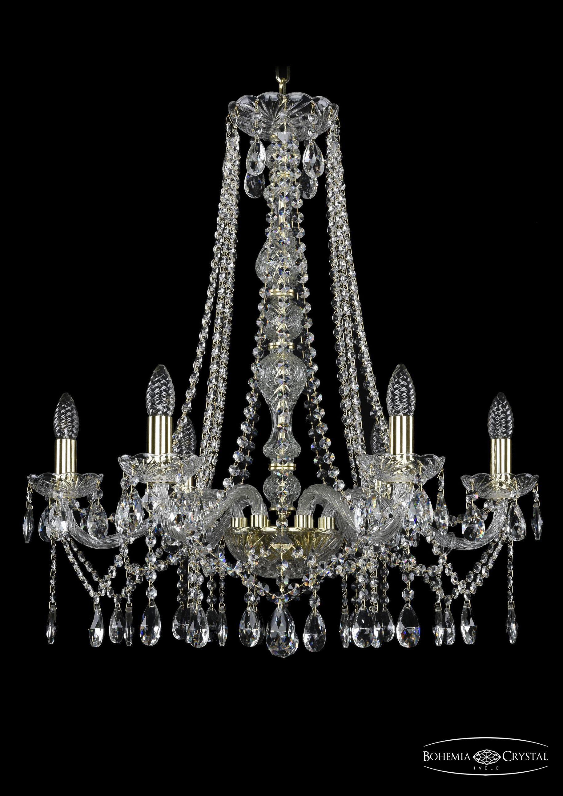 

Подвесная люстра Bohemia Ivele Crystal 1413/6/220/h-73/G