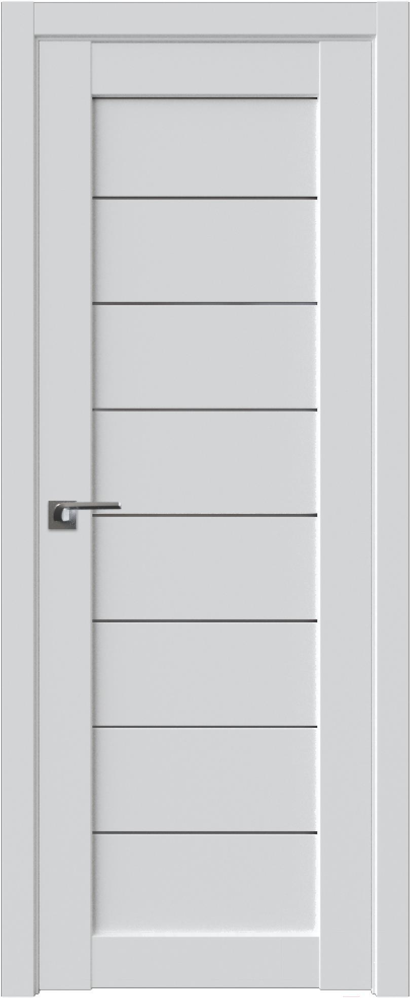 

Межкомнатная дверь ProfilDoors Модерн 71U 80x200 аляска/стекло графит, Модерн 71U 80x200