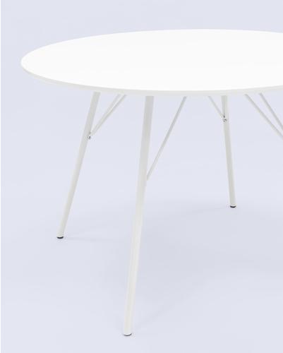 

Стол обеденный Stool Group Мемфис D110 белый [DT-1810-110 DUAL], Стол обеденный Stool Group Мемфис D110 DT-1810-110 DUAL белый