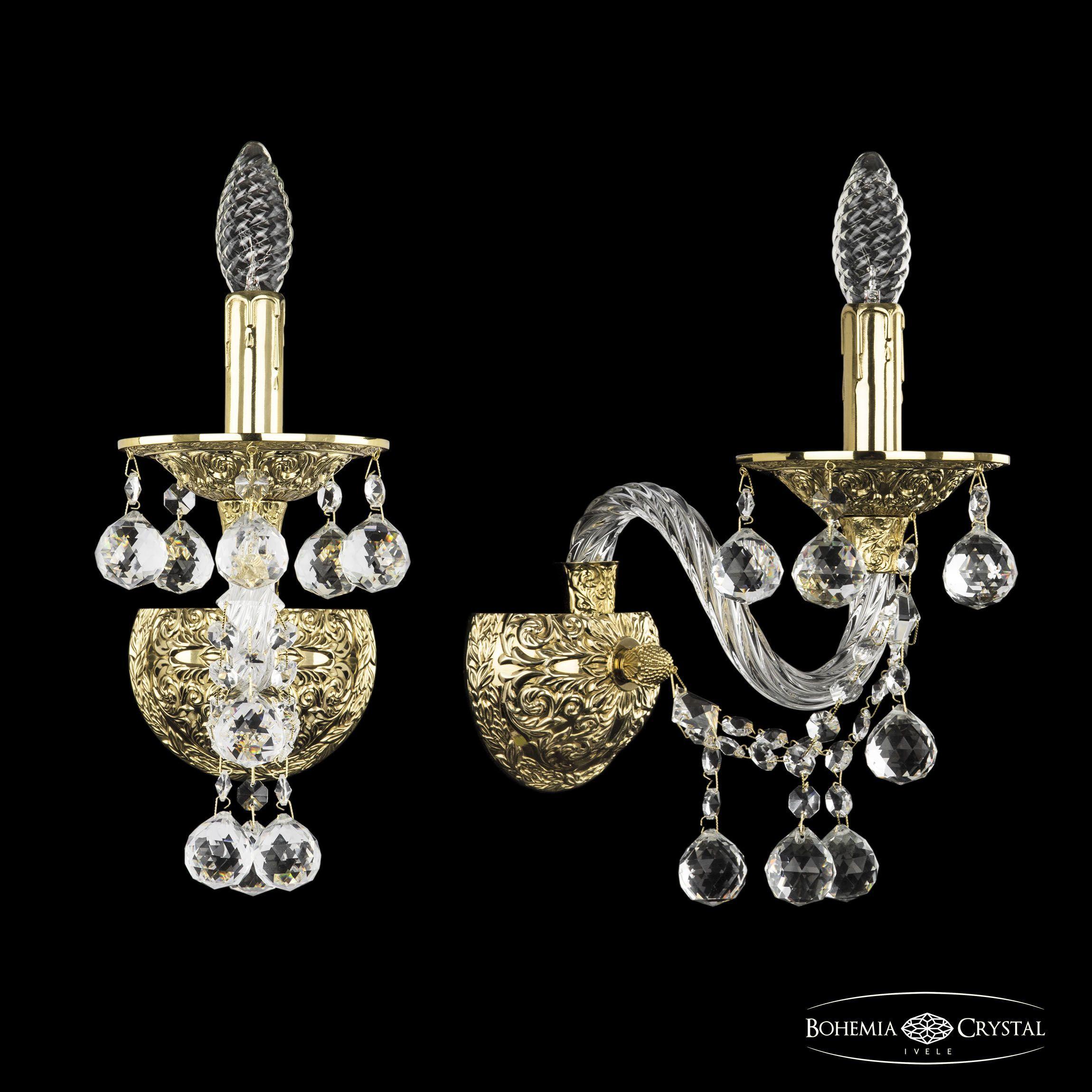 

Бра Bohemia Ivele Crystal 16109B/1/165/XL G, 16109B/1/165/XL G