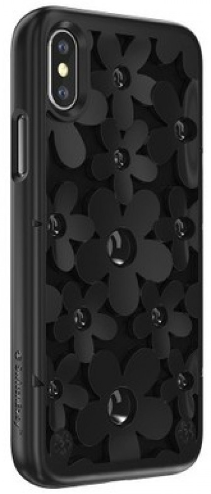 

Чехол для телефона SwitchEasy Fleur iPhone XS/X черный [GS-103-44-146-11], Fleur iPhone XS/X