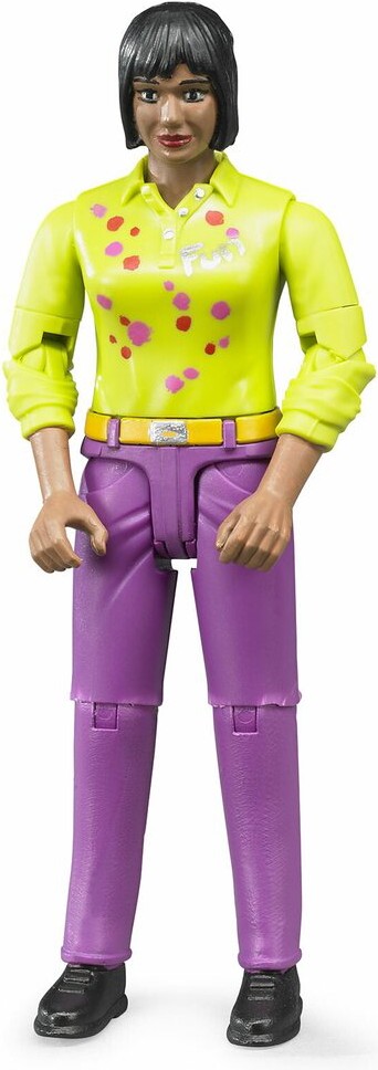 

Игрушка Bruder Фигурка женщины розовые джинсы [60-403], Игрушка Bruder Фигурка женщины розовые джинсы 60-403