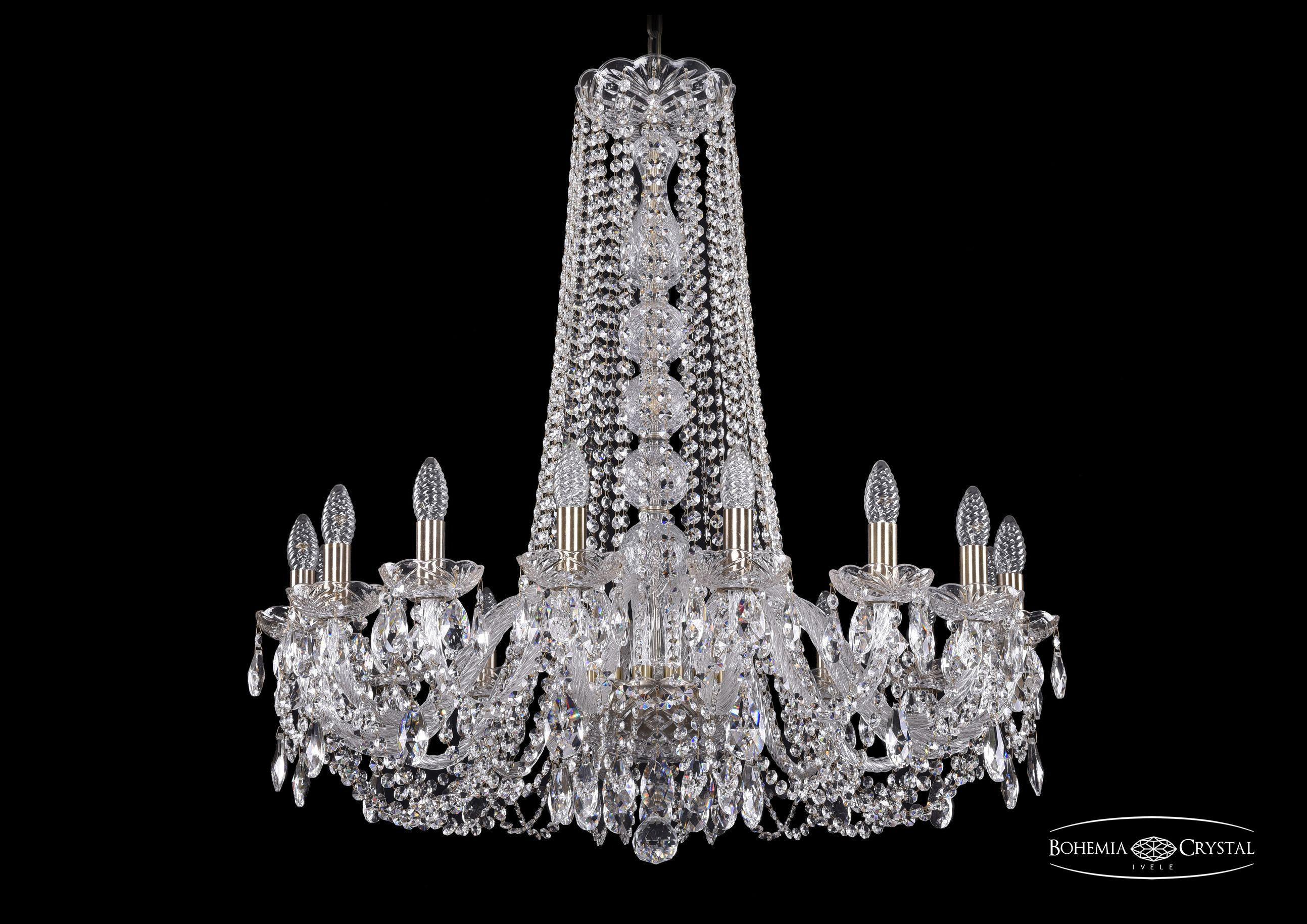

Подвесная люстра Bohemia Ivele Crystal 1402/16/300/h-90/Pa