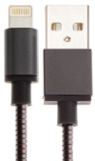 

Кабель Atomic LS-10 iPhone/iPad 8-pin черный, Atomic LS-10 iPhone/iPad 8-pin черный