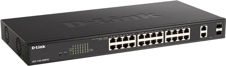 

Коммутатор D-Link DGS-1100-26MPV2/A3A