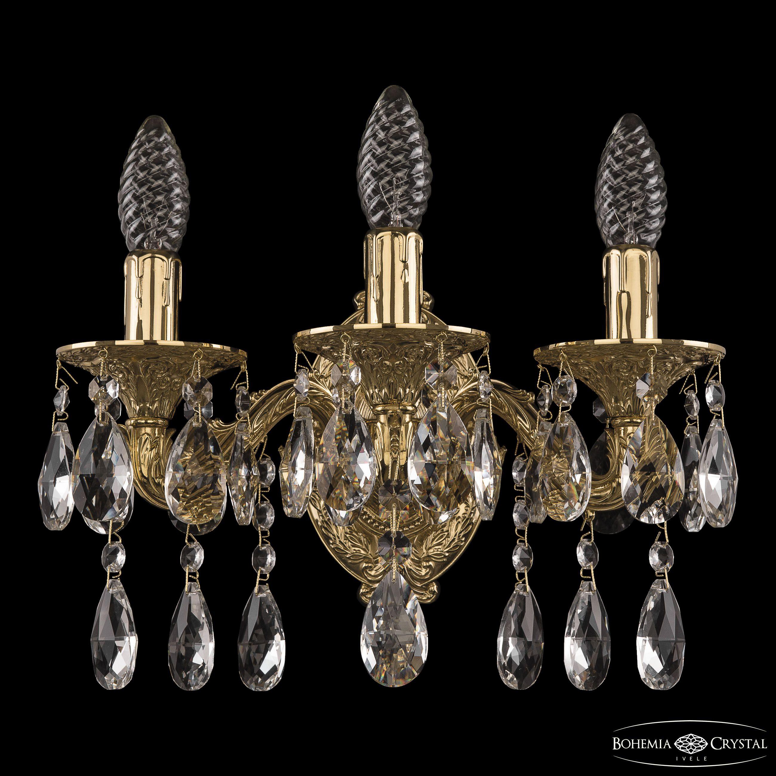 

Бра Bohemia Ivele Crystal 7102B11/3/125 A G