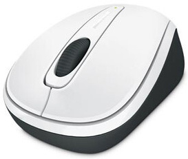 

Мышь Microsoft Wireless Mobile Mouse 3500 White Gloss белый/черный (GMF-00196)