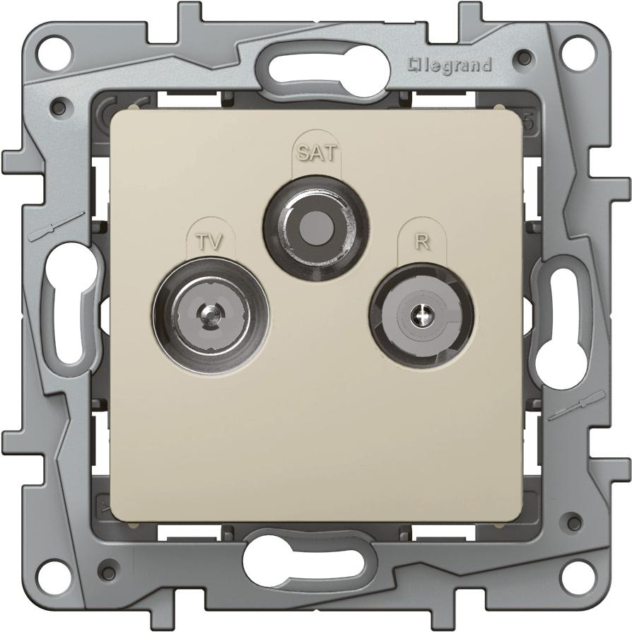 

Розетка Legrand Etika 672356 слоновая кость, Etika 672356