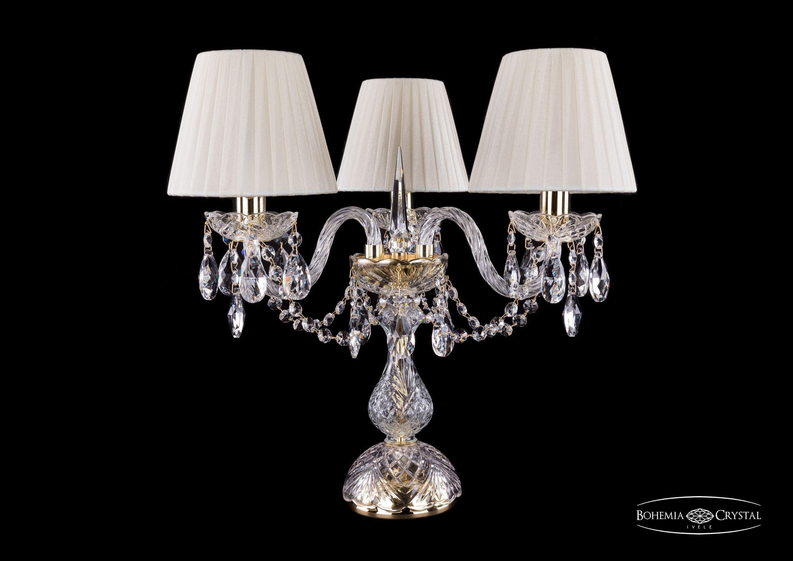 

Подвесная люстра Bohemia Ivele Crystal 1406L/3/141-39/G/SH3-160, Настольная лампа Bohemia Ivele Crystal 1406L/3/141-39/G/SH3-160
