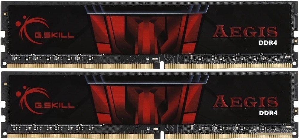 

Оперативная память G.Skill Aegis 16GB DDR IV KiTof2 PC-21300 [F4-2666C19D-16GIS], Оперативная память G.SKILL Aegis 2x8GB DDR4 PC4-21300 F4-2666C19D-16GIS