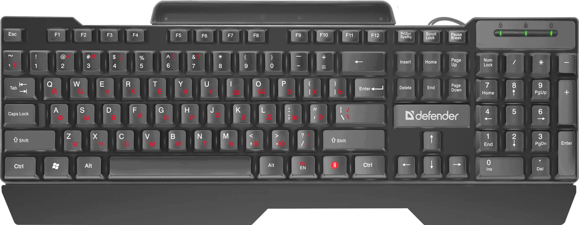 

Клавиатура Defender Search HB-790 черный, Клавиатура Defender HB-790 RU