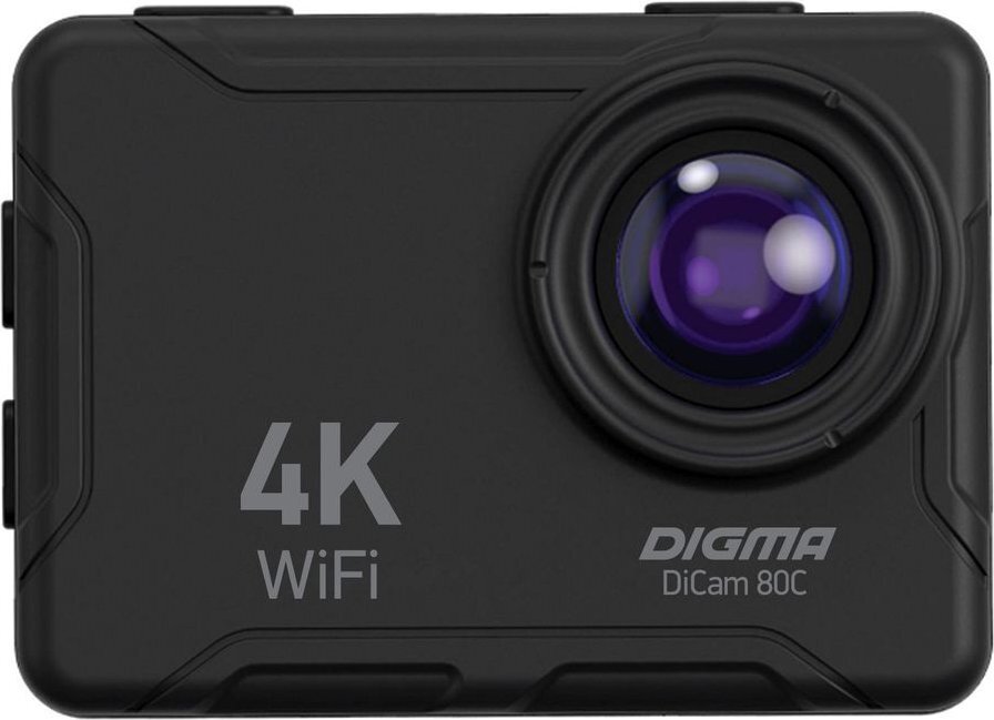 

Экшн-камера Digma DiCam 80C черный (DC80C)