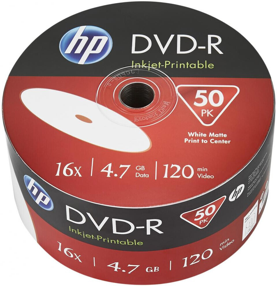 

Оптический диск HP DVD+R 4.7Gb 16x Printable 50 шт [69304], Оптический диск HP DVD+R 4.7Gb 16x Printable 50 шт 69304
