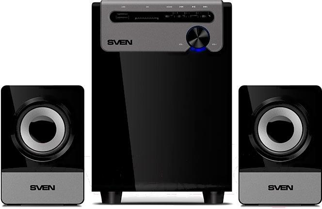 

Акустика SVEN MS-110, Акустическая система Sven MS-110 black (10W, USB/SD)