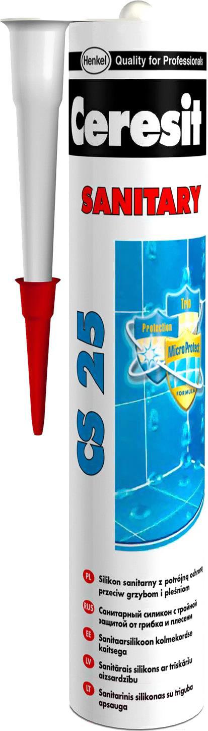 

Герметик силиконовый Ceresit CS 25 280мл манхетен, CS 25 280мл манхетен