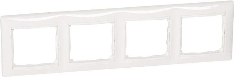 

Рамка для выключателя и розетки Legrand на 4 поста [774454], Рамка Legrand на 4 поста 774454