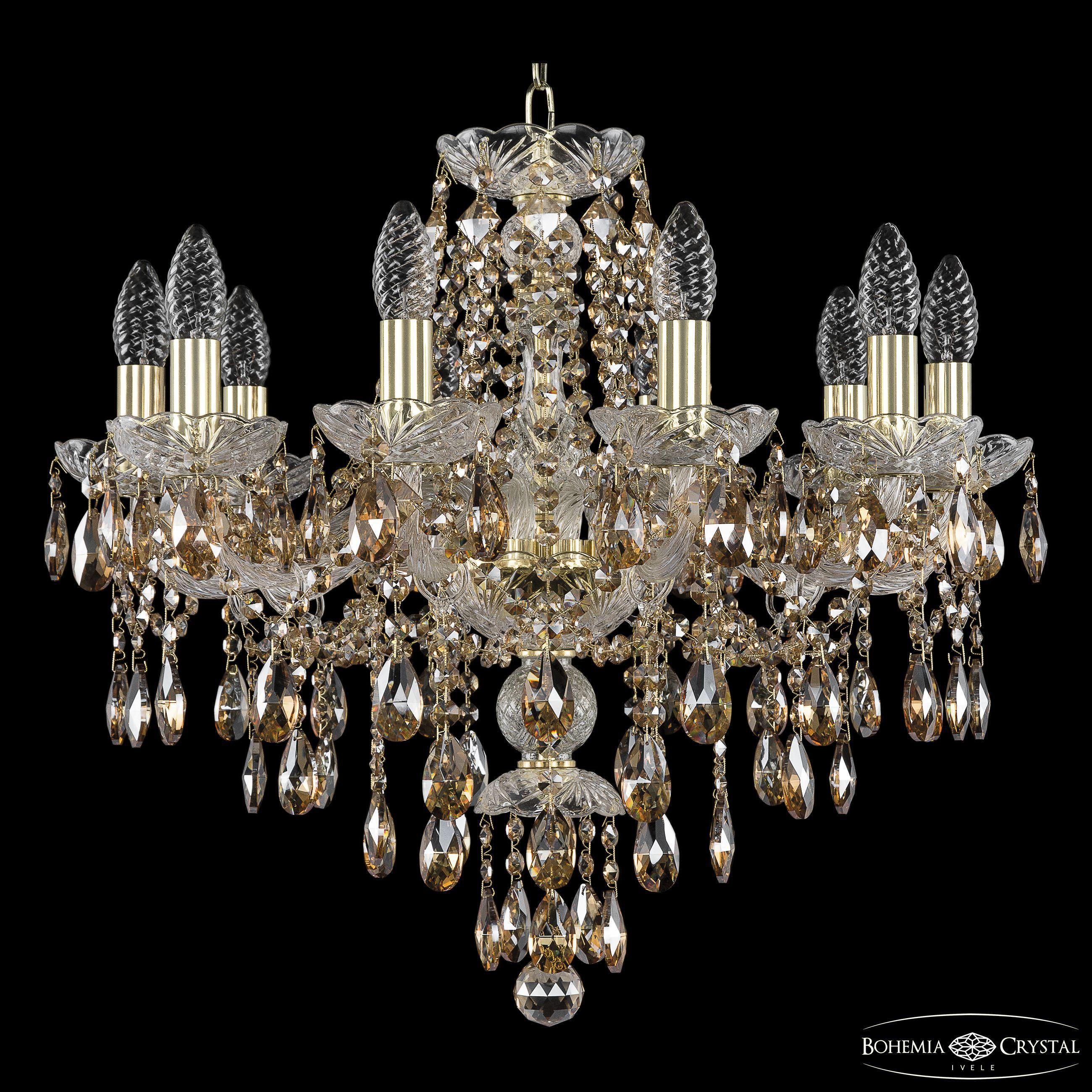 

Подвесная люстра Bohemia Ivele Crystal 1415/10/200 G R721