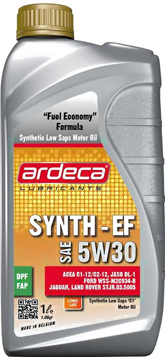 

Моторное масло Ardeca Synth-EF 5W30 1л [ARD010005-001], Synth-EF 5W30 1л