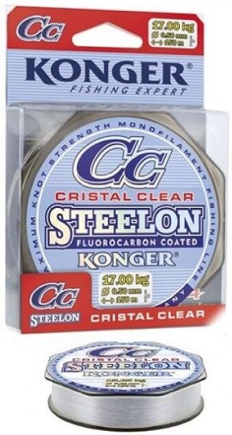

Монофильная леска KONGER STEELON CRISTAL CLEAR FLUOROCARBON 150 м 0,14 мм [239150014], Леска монофильная KONGER STEELON CRISTAL CLEAR FLUOROCARBON 150 м 0,14 мм 239150014