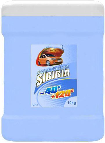 

Антифриз SIBIRIA ОЖ-40 10кг/9л синий (745859)