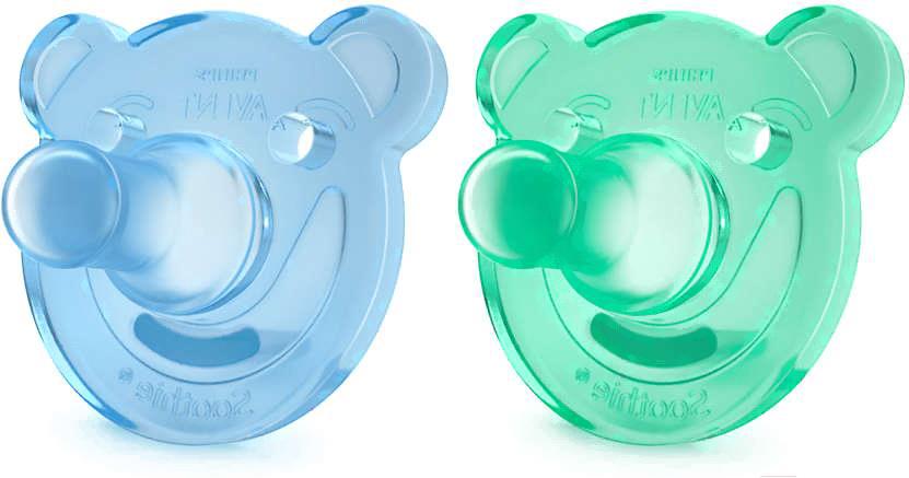 

Набор пустышек Philips AVENT Мишка SCF194/01 2шт