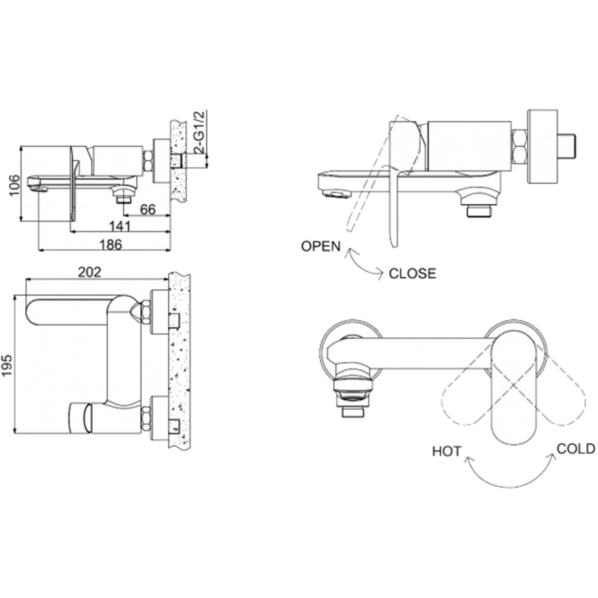 

Смеситель Bravat Opal F6125183CP-01, Opal F6125183CP-01
