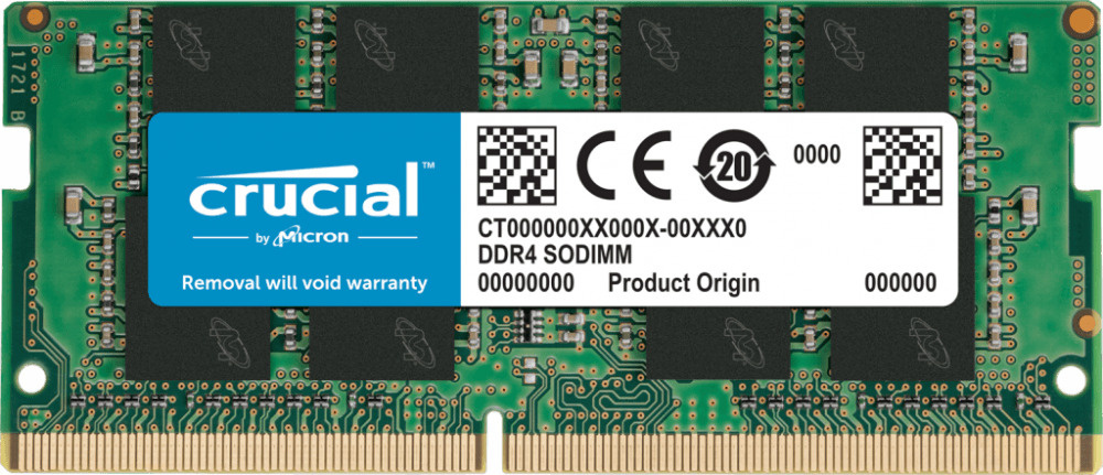 

Оперативная память Crucial SO-DIMM DDR 4 DIMM 8Gb PC25600 3200MHz [CT8G4SFRA32A], Оперативная память Crucial 8GB DDR4 SODIMM PC4-25600 (CT8G4SFRA32A)