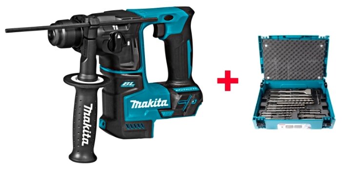 

Перфоратор Makita DHR 171 RTJ + Набор насадок 17 шт [DHR171RTJA1], DHR 171 RTJ + Набор насадок 17 шт