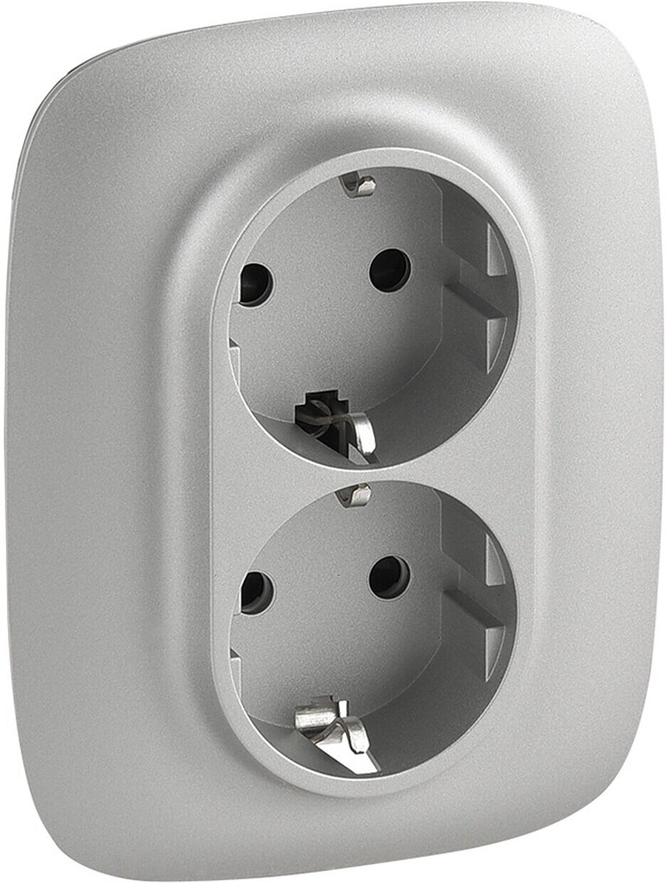 

Розетка Legrand Valena Allure 753926 алюминий