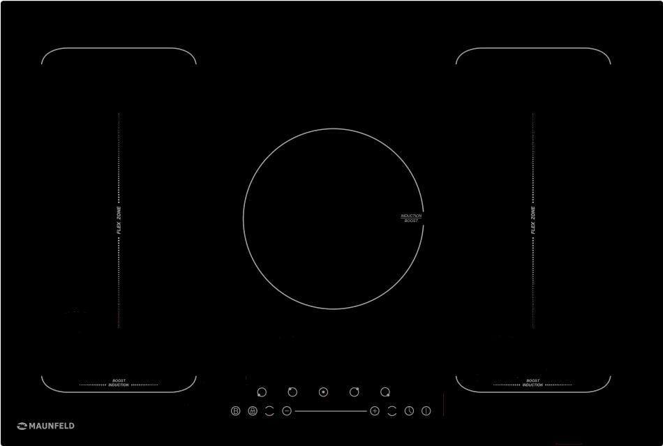 

Варочная панель Maunfeld EVI.775-FL2-BK, Индукционная варочная панель MAUNFELD EVI.775-FL2-BK