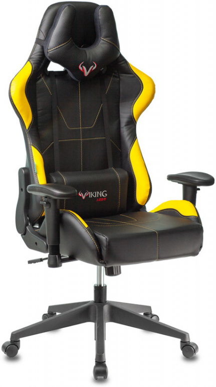 

Геймерское кресло Zombie Viking 5 Aero черный/желтый [VIKING 5 AERO YELLOW], Офисное кресло Zombie Viking 5 Aero VIKING 5 AERO YELLOW черный/желтый
