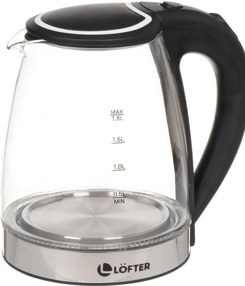 

Электрочайник LOFTER A02 стекло нержавеющая сталь, A02 стекло