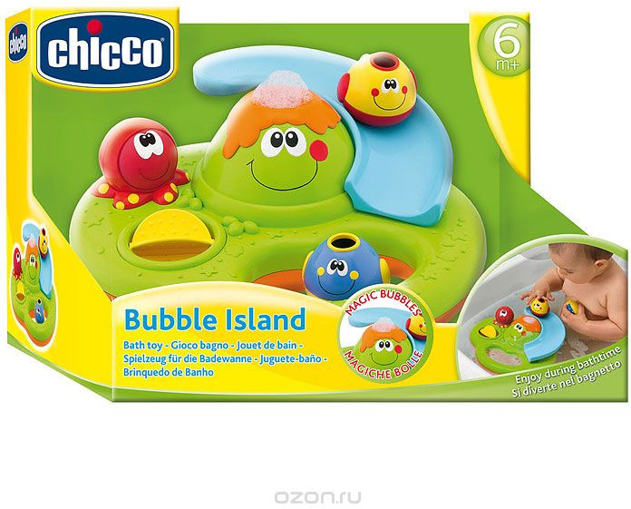 

Игрушка Chicco Остров с пузырьками 340628052 [00070106000000], Игрушка Chicco Остров с пузырьками 340628052 00070106000000