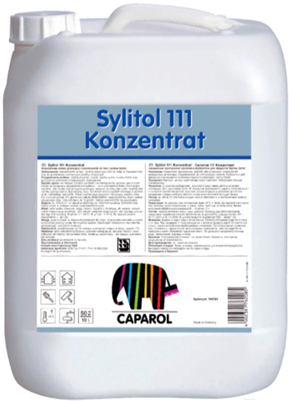 

Грунтовка Caparol Sylitol Konzentrat 111 10л, Sylitol Konzentrat 111 10л
