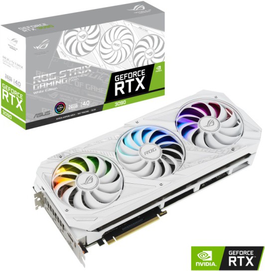 

Видеокарта ASUS ROG-STRIX-RTX3090-24G-WHITE