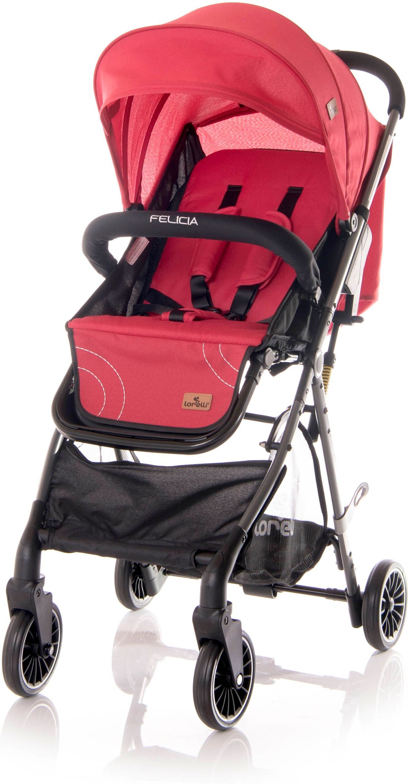 

Детская прогулочная коляска Lorelli Felicia Red [10021461999], Детская коляска Lorelli Felicia 10021461999 Red