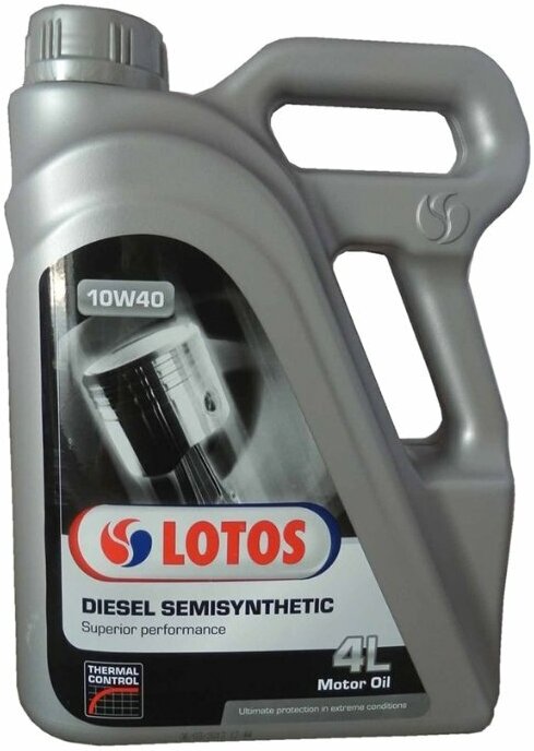 

Моторное масло Lotos DIESEL SEMISYNTETIC CF 10W40 4л