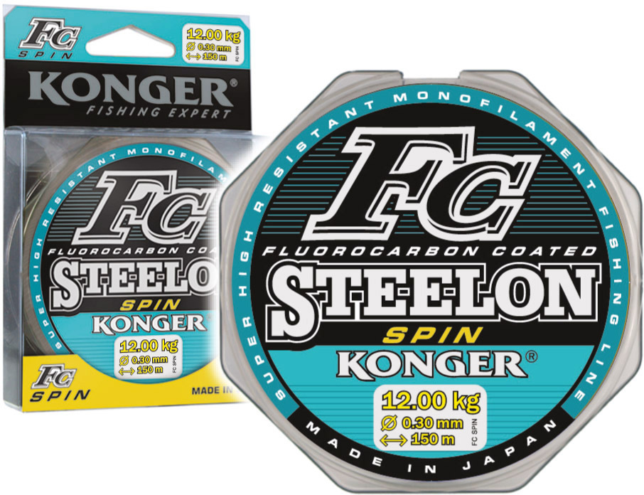 

Леска монофильная KONGER STEELON FC SPIN 100 м 0,14 мм [253100014], Леска монофильная KONGER STEELON FC SPIN 100 м 0,14 мм 253100014