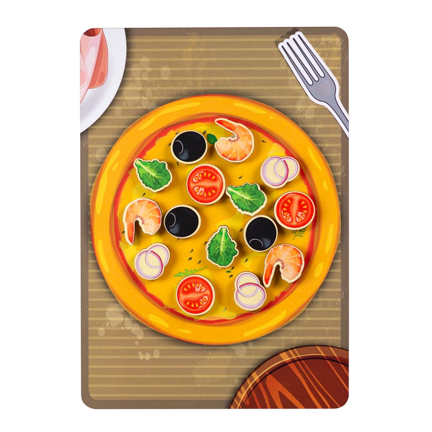 

Игрушка Paremo Липучка. Пицца морская, Липучка Пицца морская