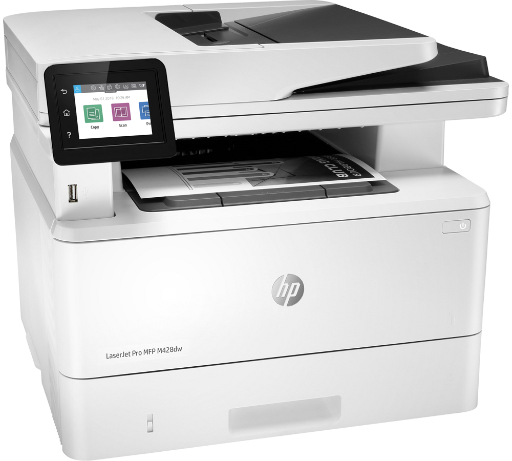 

Принтер и МФУ HP LaserJet Pro RU M428dw белый/черный, МФУ HP LaserJet Pro M428dw W1A31A
