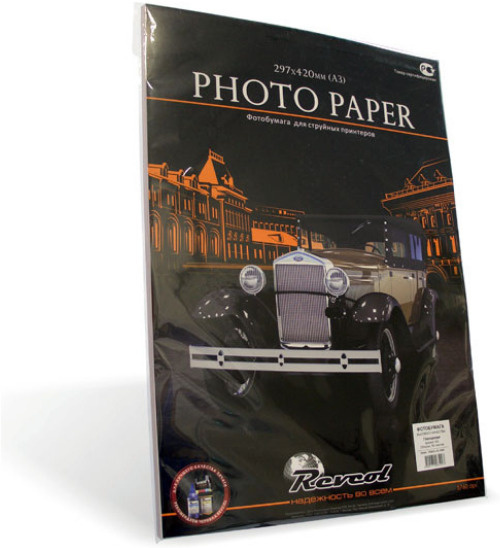 

Фотобумага Revcol 120 г/м2 А3 глянцевая 50 л [128528], Фотобумага Revcol 120 г/м2 А3 глянцевая 50 л 128528
